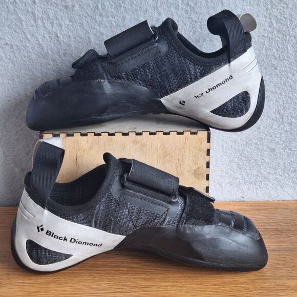 Black Diamond Zone Rock Climbing Shoes Men Youth 5 Womens 6 37 EU Black White